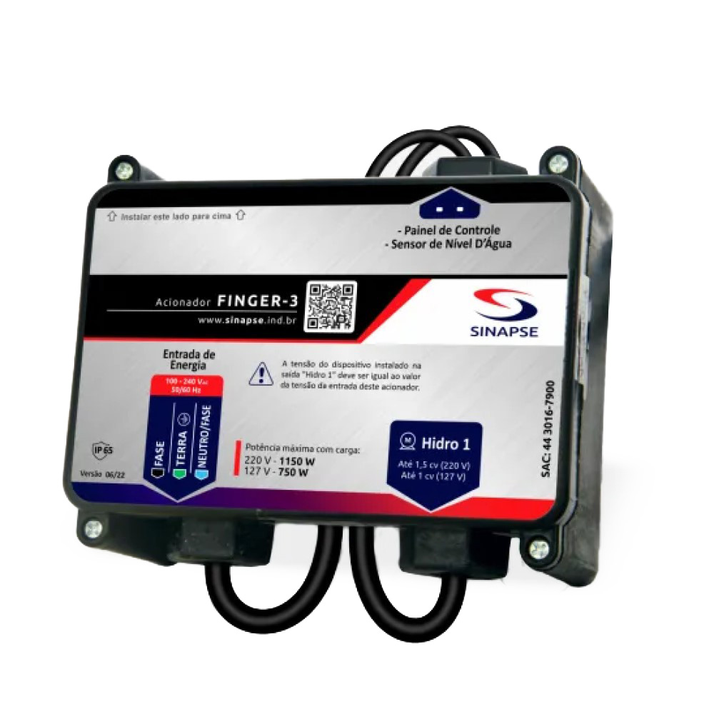 Acionador Sinapse Finger -3 - Bivolt - C. Sensor - Imagem 2