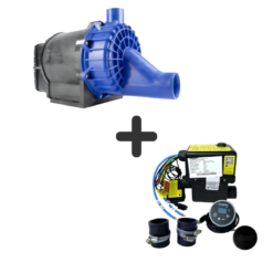 Kit Motobomba Syllent 1.5 CV + Aquecedor Sanspray 3 Funções Digital (220v)