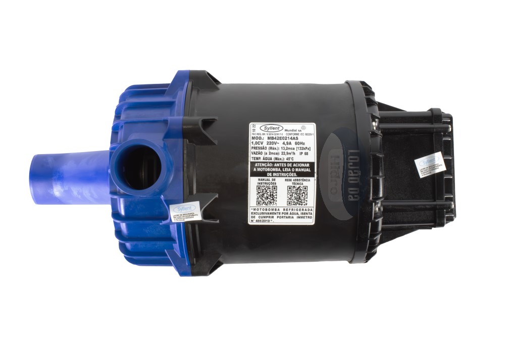 Kit Motobomba Syllent 1.0 CV + Aquecedor Sanspray 3 Funções Digital (220v) - Imagem 3