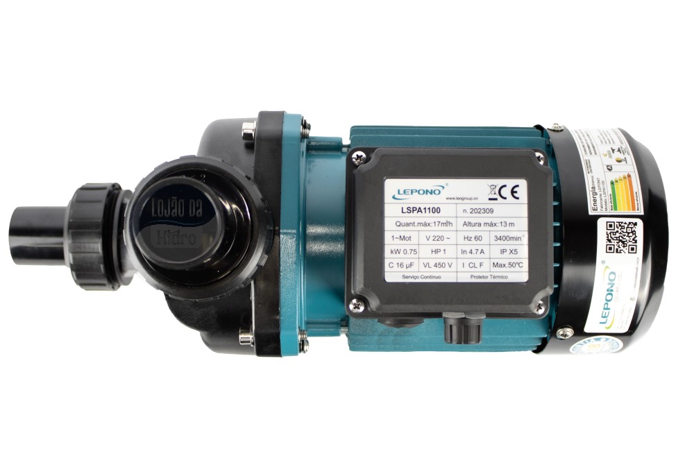 Kit Motobomba Lepono LSPA 1.0 CV + Aquecedor Sanspray 3 Funções Digital (220v) - Imagem 4