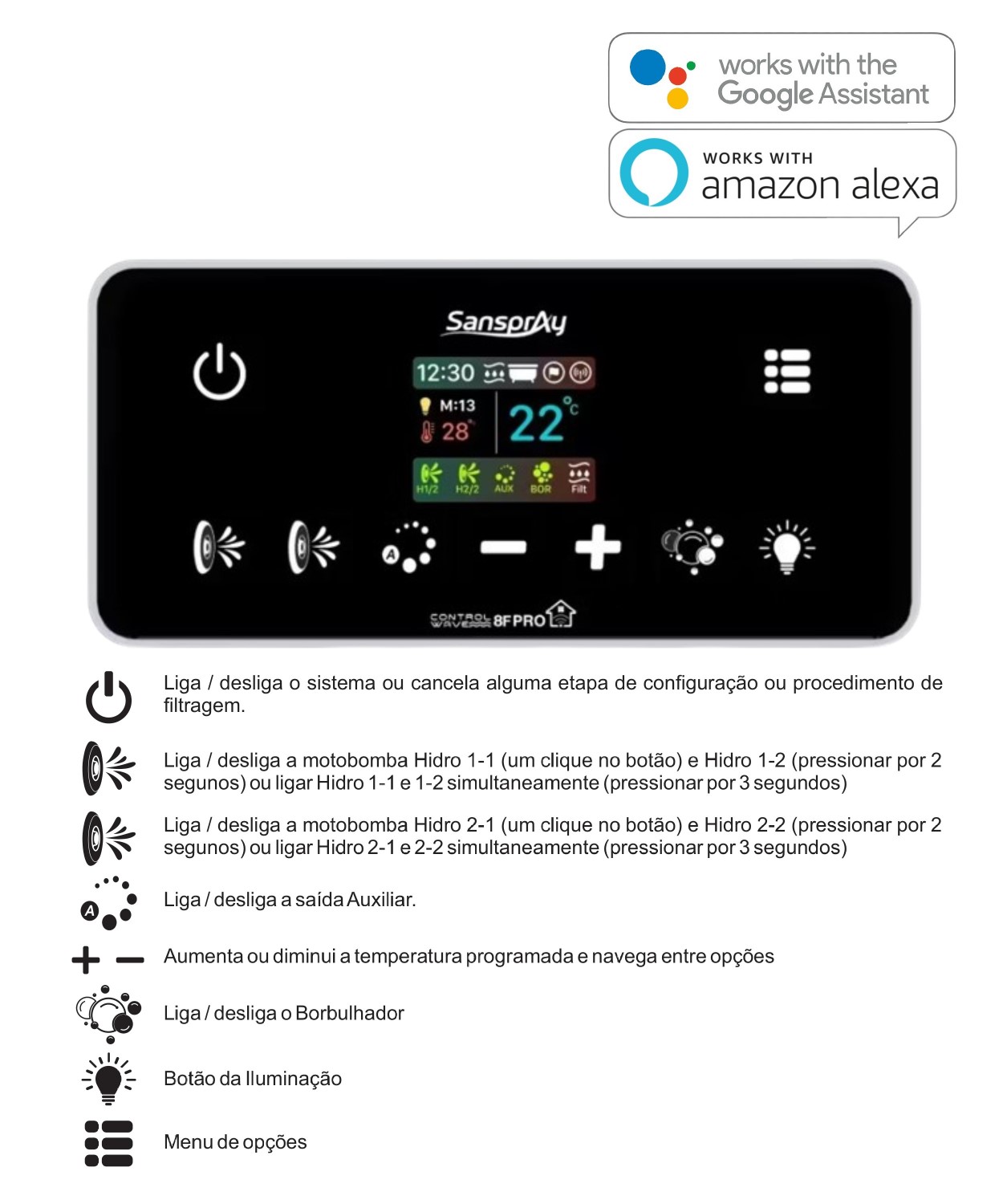 Aquecedor Digital Smart Sanspray - 8F PRO 8.000W - 220V - Imagem 2