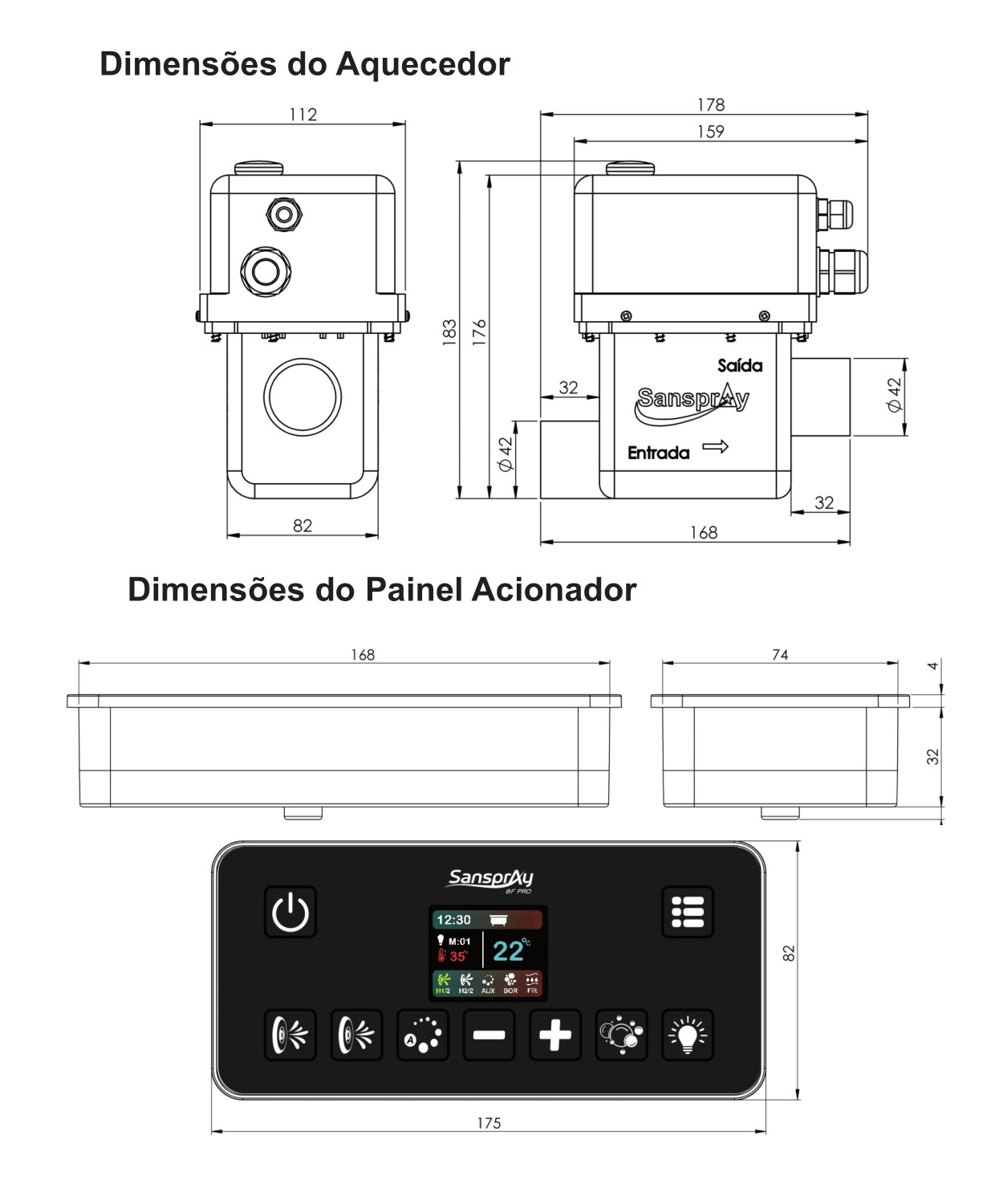 Aquecedor Digital Smart Sanspray - 8F PRO 8.000W - 220V - Imagem 5