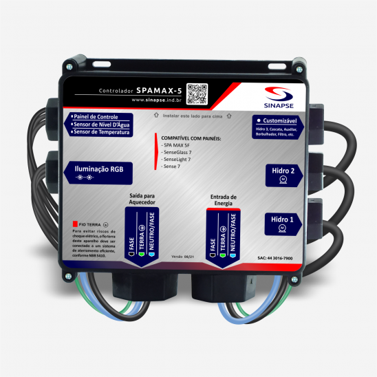 Controlador Sinapse Spamax 5 Home - 8000W 220V - Imagem 4