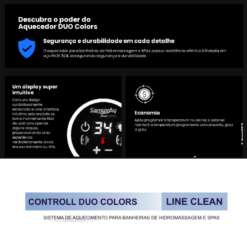 Alternative view of Aquecedor Sanspray Duo Colors - 8000w - 220v