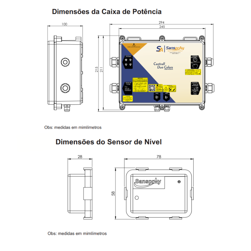 Aquecedor Sanspray Duo Colors - 8000w - 220v - Imagem 4