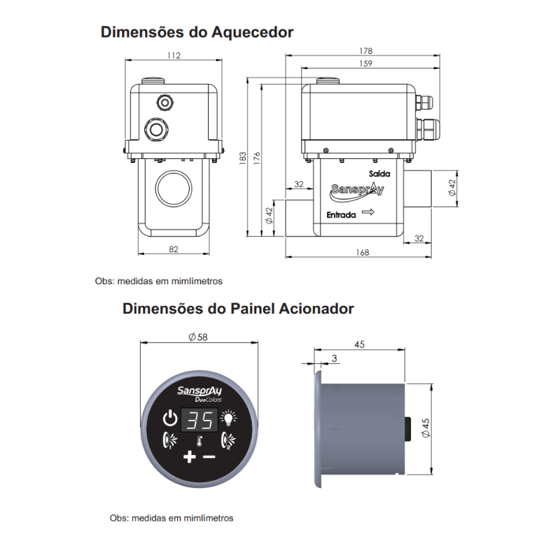 Aquecedor Sanspray Duo Colors - 8000w - 220v - Imagem 5