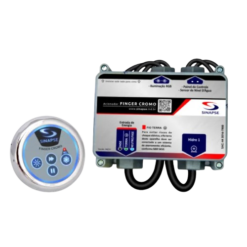 Acionador Sinapse Finger Cromo - Bivolt / com sensor de nivel